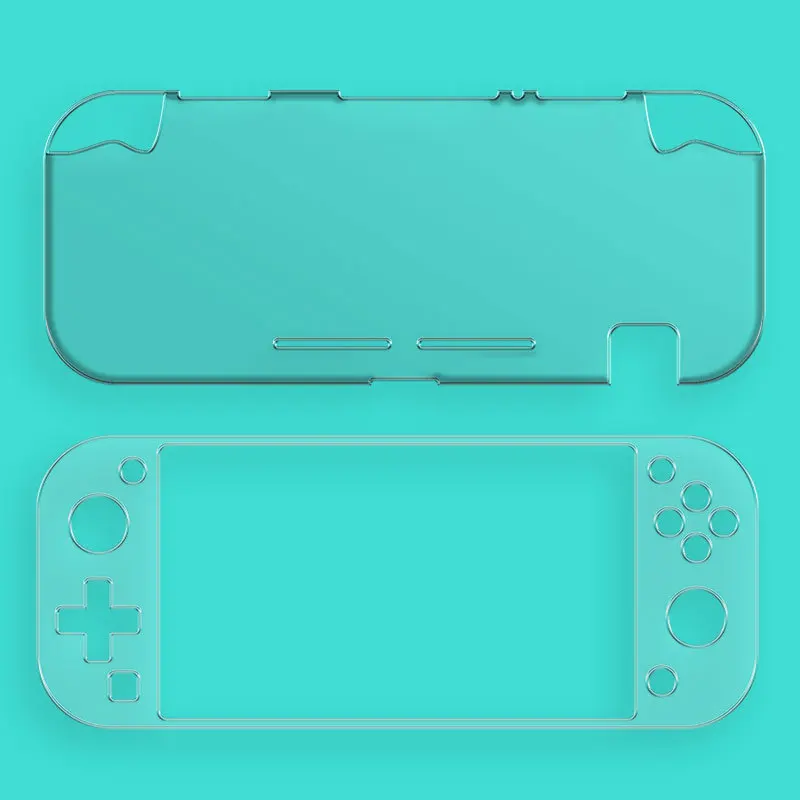 Жесткий Чехол для ПК с кристаллами Nintendo Switch Lite прозрачный чехол Mini закаленное