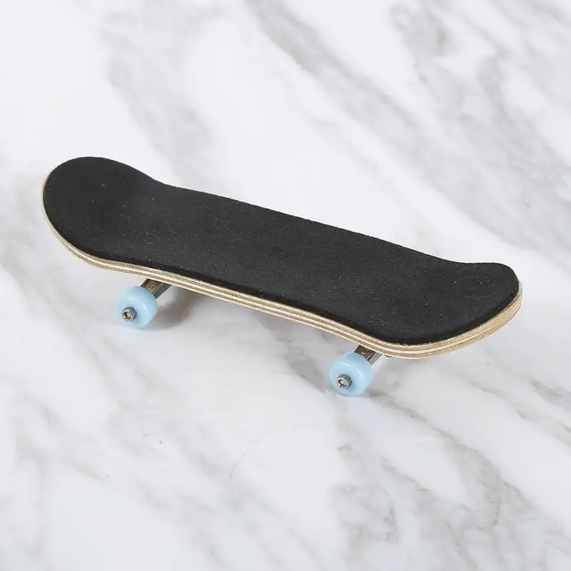 Complete Wooden Fingerboard Finger Skate Board Grit Box Foam Tape Maple Wood AA 
