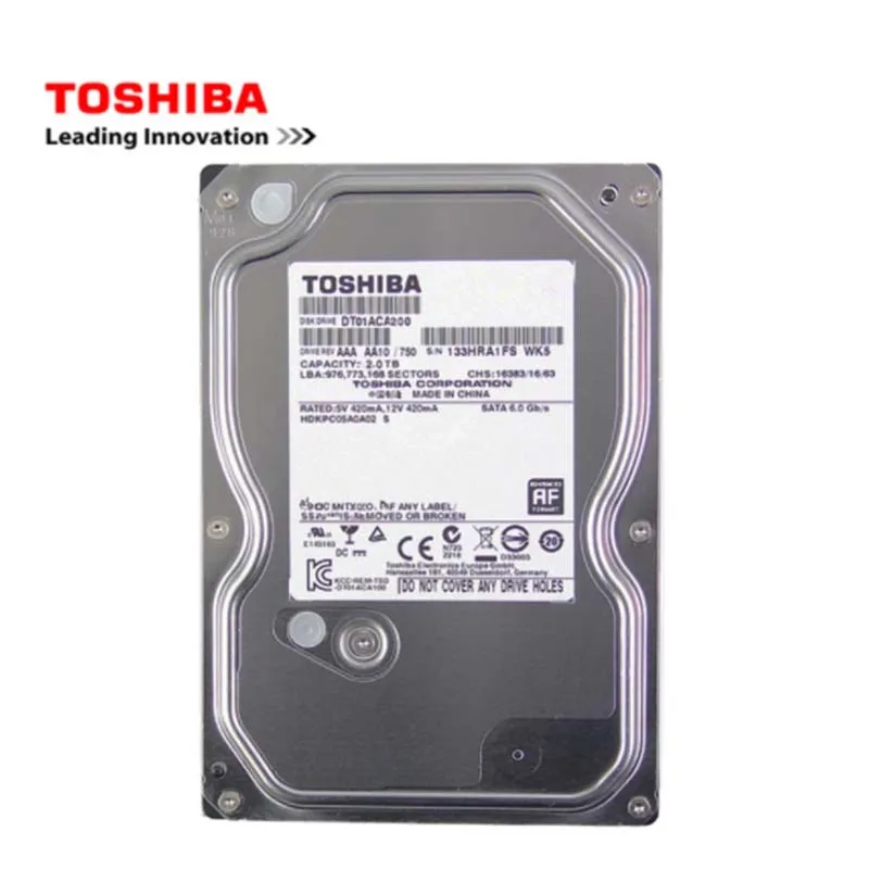 TOSHIBA 4 ТБ 2 1 500GB внутренний жесткий диск HDD HD SATA III 3 5 &quot5400RPM 7200 RPM 32M кэш для