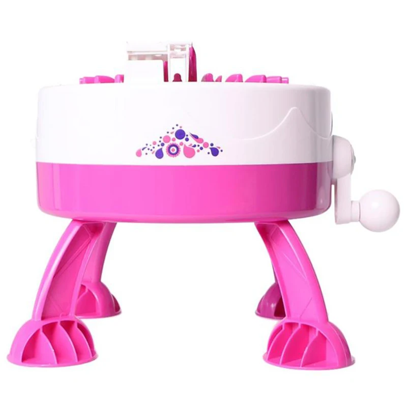 Plastic Needle Sewing Tools Diy Hand Knitting Machine Weaving Loom for Scarf Hat Kids Children Pretend Play Toys