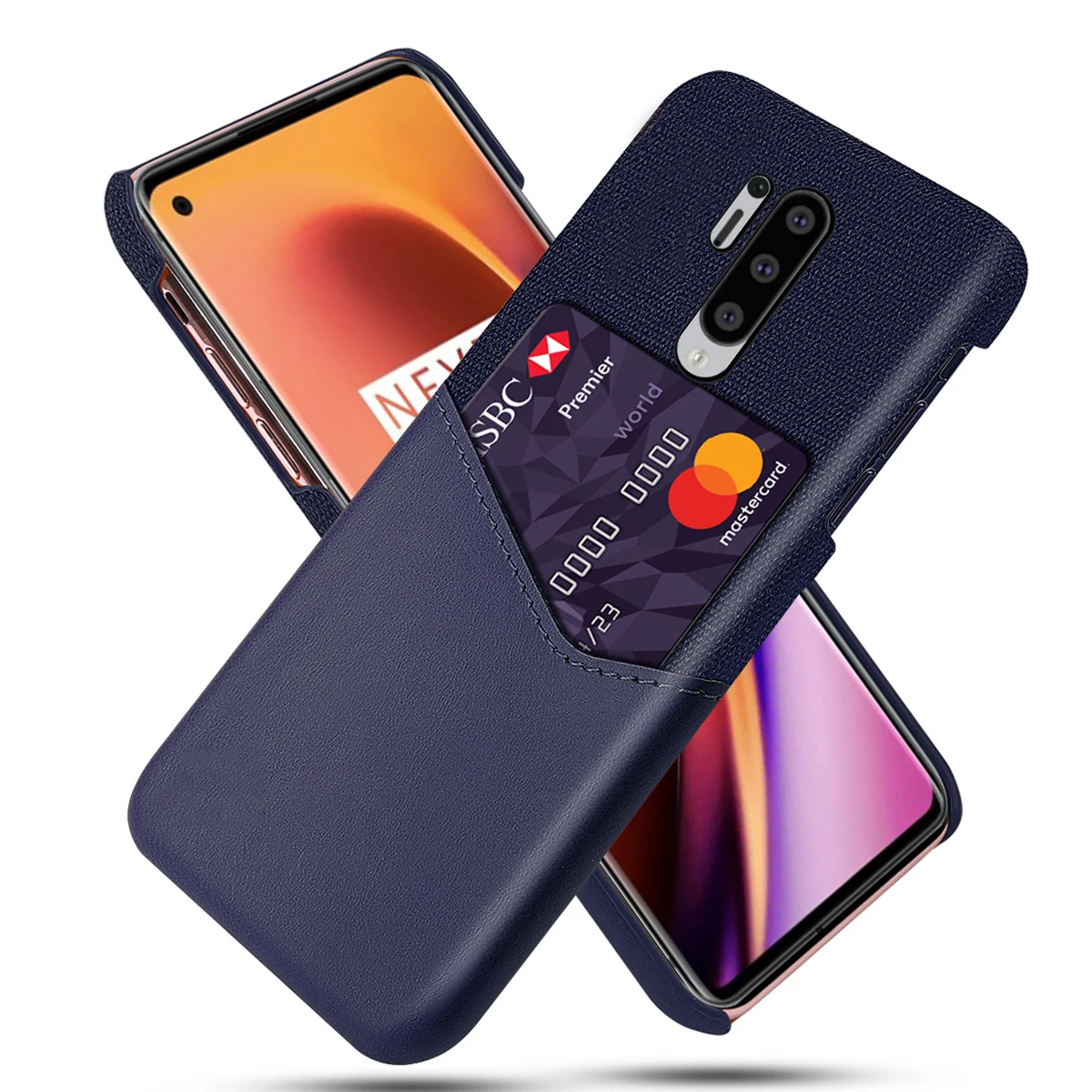 Чехол для Oneplus 8 Pro 7T 7 чехол из искусственной кожи с держателем карт тонкий жесткий