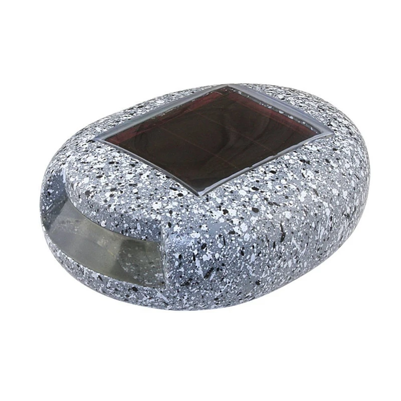 

ELEG-2Pack Outdoor Garden LED Solar Decorative Rock Stone Spot Lights Lamp Yard