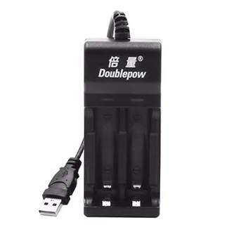 

Doublepow Universal 2 Slots Intelligent Fast USB Charger AA AAA Rechargeable Battery Charger With LED Indicator Light