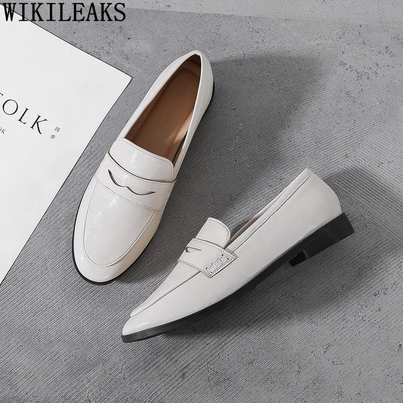 

Босоножки женские без шнуровки, кожаные повседневные туфли-оксфорды в стиле Харадзюку, модные корейские