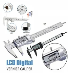 Digital Vernier Caliper 100mm 150mm LCD Electronic Carbon Fiber Altimeter Micrometer Measuring Tool Woodworking Tools