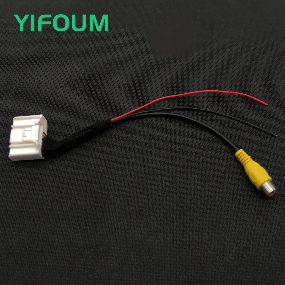 Оригинальный видеовходной выключатель YIFOUM 24Pin переходник RCA для камеры заднего