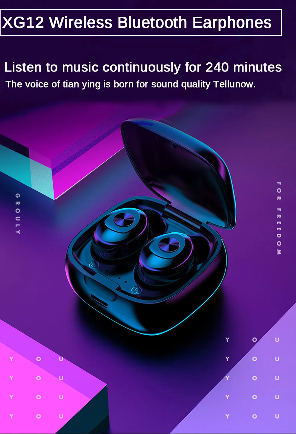 TWS Series A6S XG12 Bluetooth 5.0 Earphone Stereo Wireless HIFI Sound Earphones Handsfree Earphone For Xiaomi Earbuds