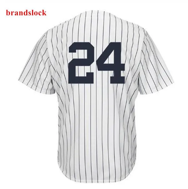 Нью-Йорк 99 Judge 24 Sanchez Джерси мужские бейсбольные майки белый серый - Цвет: Коричневый