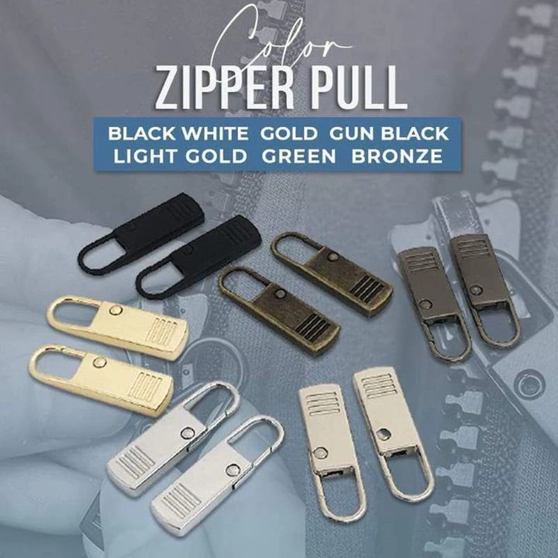 2PCS Universal Instant Zipper Fix Zipper Repair Kit Replacement Zip