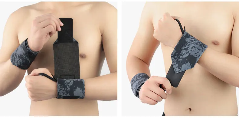 Athletic Wristguards Winding Support Pressure Wrist Basketball Tennis Fitness Weightlifting Booster Hose Customizable