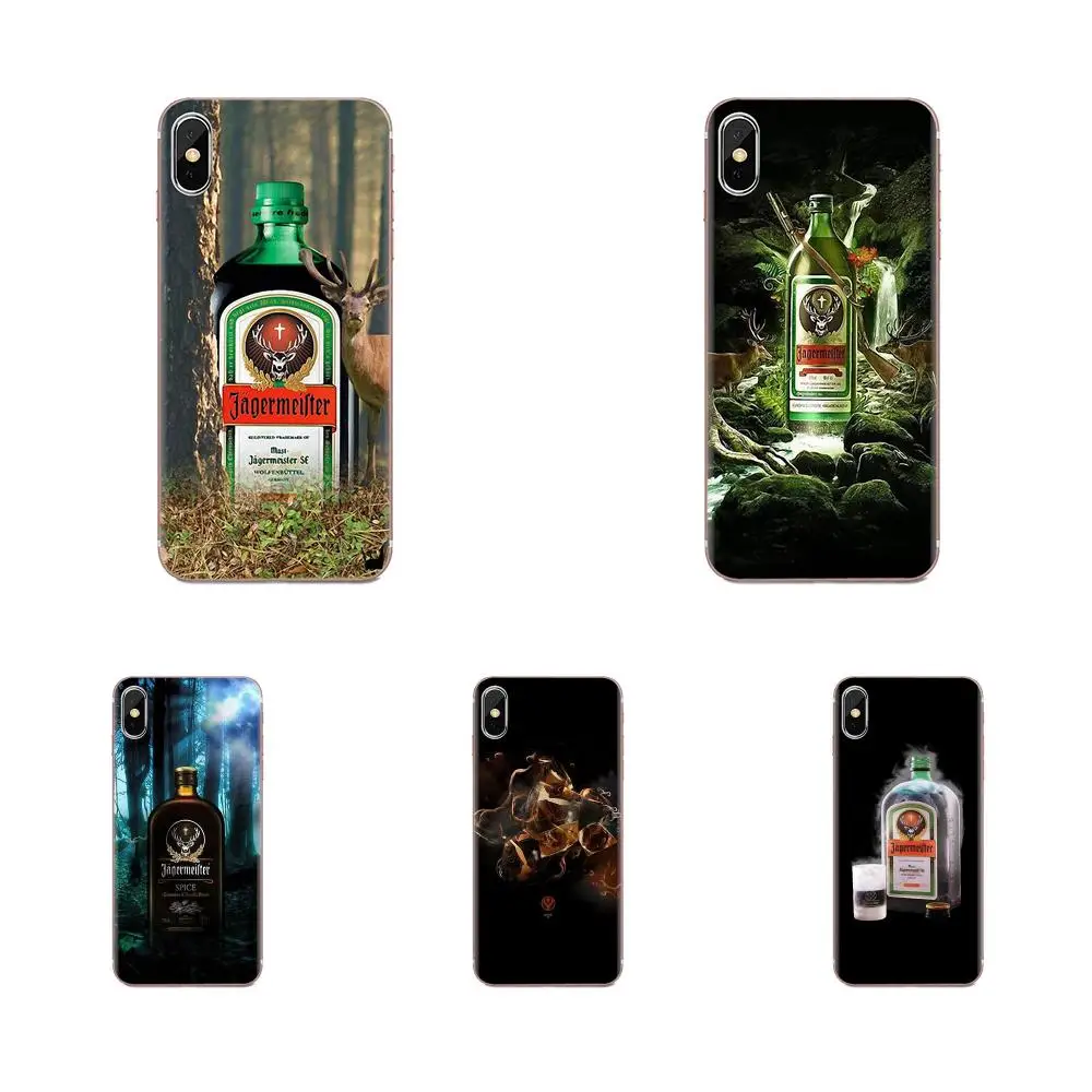 Для Apple iPhone 11 Pro X XS Max XR 4 4S 5 5C 5S SE 6 6S 7 8 Plus TPU Художественный Онлайн чехол Jagermeister Ретро