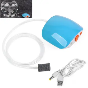 

Rechargeable Protable Mini Air Pump Mute Increase Oxygen Pump Compressor Bubble for Fish Tank