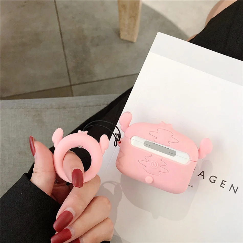 3D чехол для наушников для Airpods Pro Чехол Силиконовый Ститч Кот Мультяшные наушники/Earpods чехол для Apple Air pods Pro 3 чехол Брелок