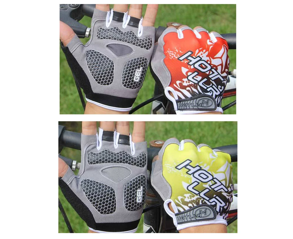 Новое поступление, перчатки на полпальца, противоскользящие велосипедные перчатки для велосипеда, спорта, дороги, горы, MTB, велосипедные перчатки