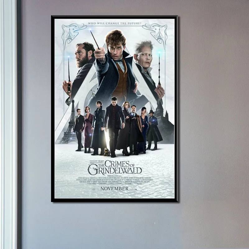Fantastic Beasts Hot Movie Series Art Painting Silk Canvas Poster Wall Home Decor