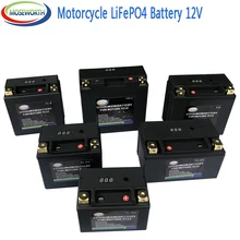 Motorcycle Battery 12V LiFePO4 Lithium Phosphate ion with BMS Voltage Protection For BMW,Halley, Augusta,KTM,Honda,Suzuki,Yamaha