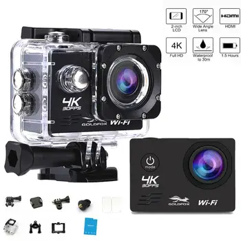 

4K Cameras HD 1080P Sport Camera 2.0" Wifi Action Camera 4K Waterproof Diving Helmet Camera Mini Sport DV Support 32G TF Card