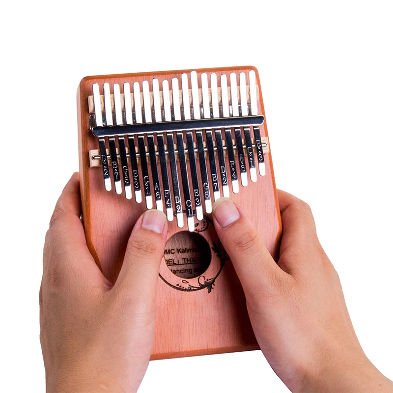 

Kalimba 17 Key Thumb Piano Finger Sanza Mbira High-Quality Mahogany Wood Body Keyboard Musical Instrument for Kids Beginner