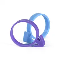 

50%HOT10 pieces of pastry bag clip environmentally friendly high-elastic silicone decorative pastry bag fixed tie home baking to