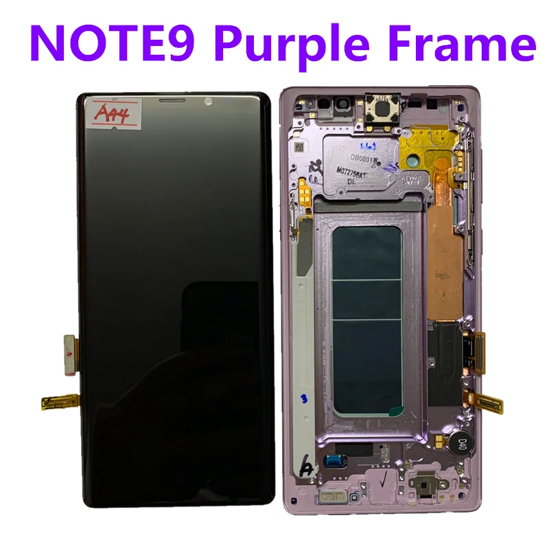 With Frame Original AMOLED for Samsung Galaxy NOTE9 N960A N960U N960F N960V LCD display touch screen 5