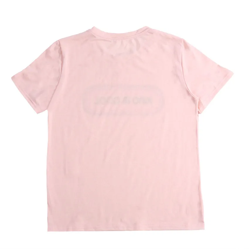 Розовые футболки, рубашки с принтом-надписью, женские футболки с коротким рукавом, женская одежда, летняя футболка, повседневные женские топы, женские футболки