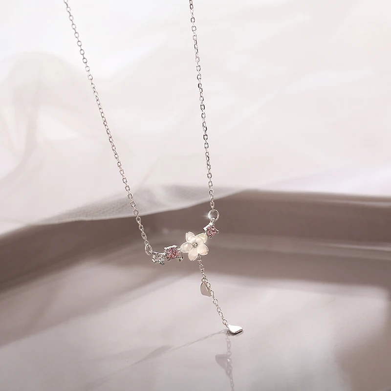 Kawaii Cherry Blossom Flower Necklace - Limited Edition