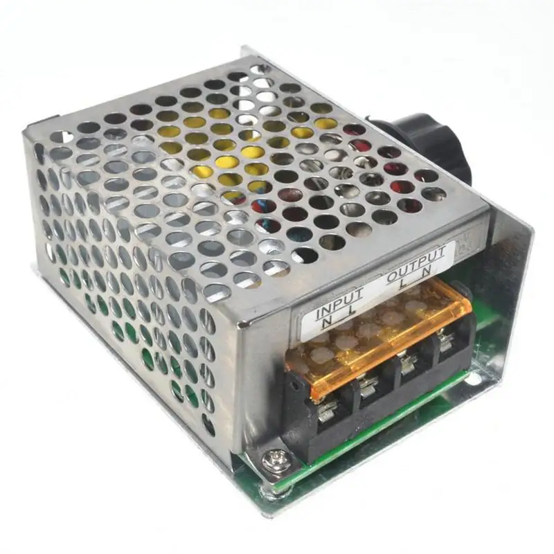 Professional 4000W 220V Voltage Regulator SCR Speed Controller Electronic Governor Thermostat BS
