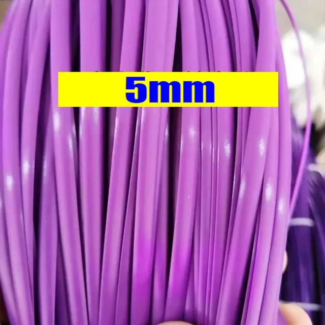 82 Types 10 Meters PE Flat Round Synthetic Rattan Material DIY Weaving Rope Knit Repair Furniture Bed Sofa Chair Table Basket 48