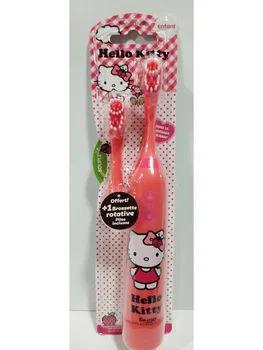 

HELLO KITTY. Cepillo de dientes eléctrico infantil. Con cabezal de repuesto y pilas incluidas. TINOKOU