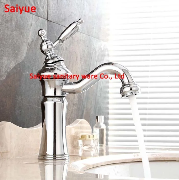chrome faucet at the large-scale outlet, with a single pipe faucet, which is used for the copper cascade and the agitated bath oil - Цвет: chrome