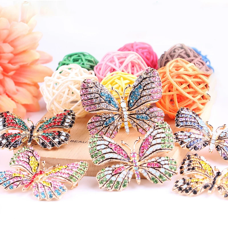 Broche Strass Cristal - Décorative Pour Vêtements, Chapeaux, Sacs - Accessoire Mariage, Cadeau élégant - Homme Et Femme