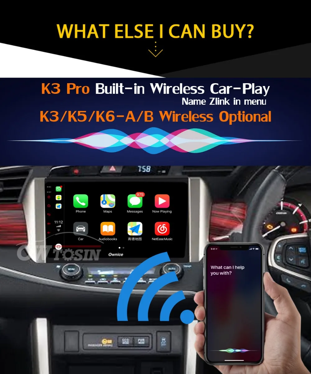 Панорамная камера 360 ° Android 9,0 4 Гб+ 64 ГБ Автомобильный DVD для Toyota Innova Crystal gps Радио SPDIF DSP CarPlay