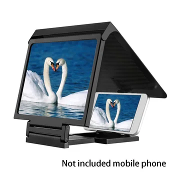 

Bracket ABS Waterproof Video 3D HD Accessories Holder Adjustable Stand Enlarged Phone Screen Magnifier Folding Portable Protect