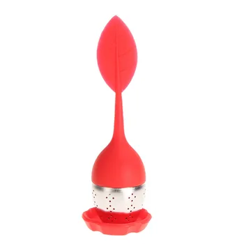 

1PCS Tea Bag for Brewing Device Herbal Spice Filter Cute Tea Infuser Non-toxic Silicone Tea Strainer Kitchen Tools
