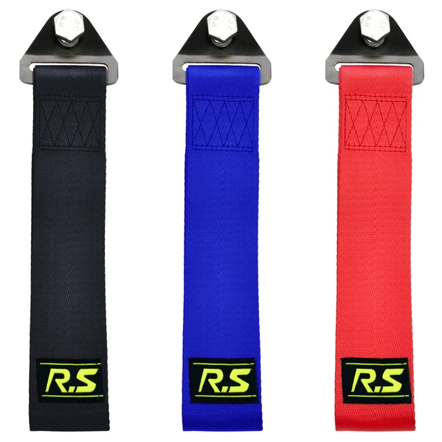 kiosbibi Sangle de remorquage Sangle De Remorquage Corde De Remorquage 4x4  Ceinture De Secours Hors Route for La Voiture Véhicule Secours avec 2