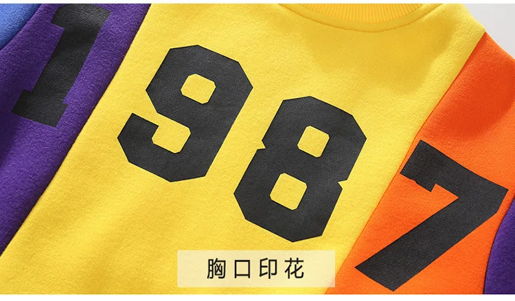 Зимняя одежда для младенцев комплекты одежды для малышей плюшевый свитер+ Плюшевые брюки для маленьких мальчиков Комплекты из 2 предметов комплекты одежды для детей от 2 до 6 лет
