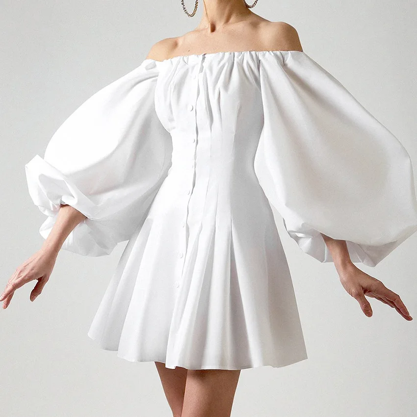 Fashion Good Quality Lantern Sleeves 