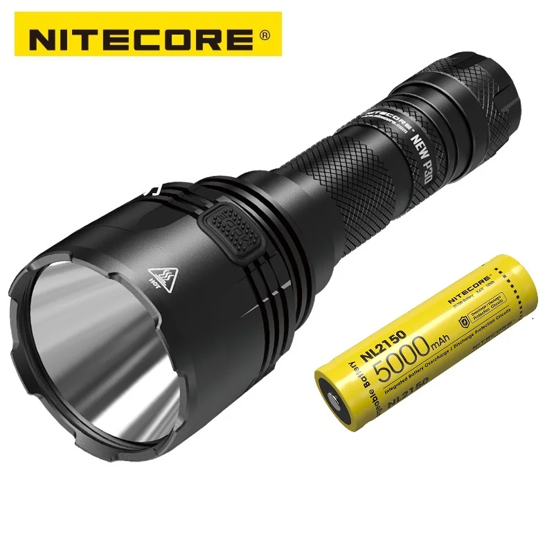 

Nitecore NEW P30 CREE XP-L HI V3 LED 1000 Lumens Tactical Flashlight for Hunting,Law Enforcement,Search