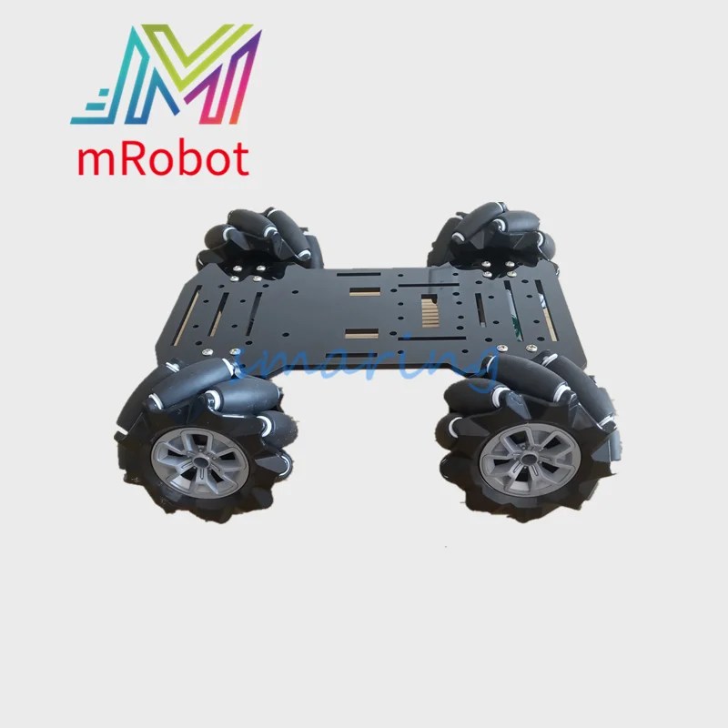 Mcnamm Wheel Car Chassis With Omnidirectional Mobile Smart Car for Arduino Four-wheel Drive Car