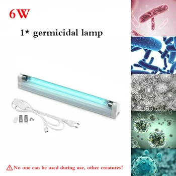 

6W 8W UV Sterilizer Light Disinfection Bactericidal Lamp With T5 Bracket Lamp Ozone UV Sterilizer Ozone Sterilizer Mites Lights