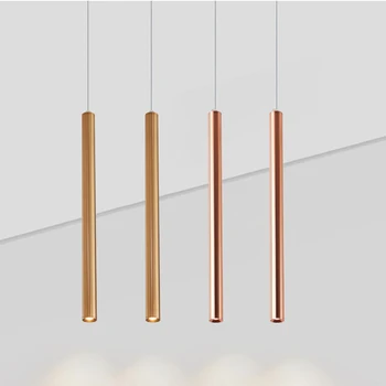 

Hartisan COB LED Pendant Lights Long Strip Hanging Lamp Modern Art Decoration For Living Room Bedroom Bar Spot Light Fixtures