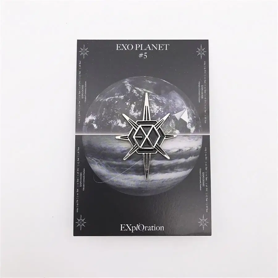 Kpop EXO PLANET 5-Разведка-модные нагрудные шпильки для одежды шляпа рюкзак металлический значок Броши Кнопка EXO-L