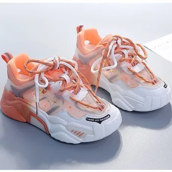 

Trainers Casual Women Shoes Female Platform Sneakers Women Luxury Brand MeshWhite Chunky Shoes Baskets Femme Tenis Mujer