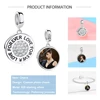Personalized Custom Photo 925 Sterling Silver Round Charms Beads Fit Pandora Bracelet Necklace Pendant Original DIY Jewelry ► Photo 3/6