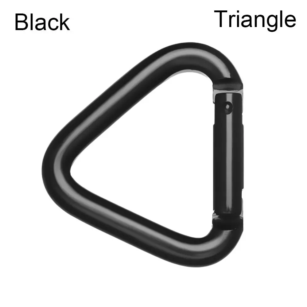 3 Pcs grappling hook Triangle Carabiner Hooks Climbing Clips Heavy