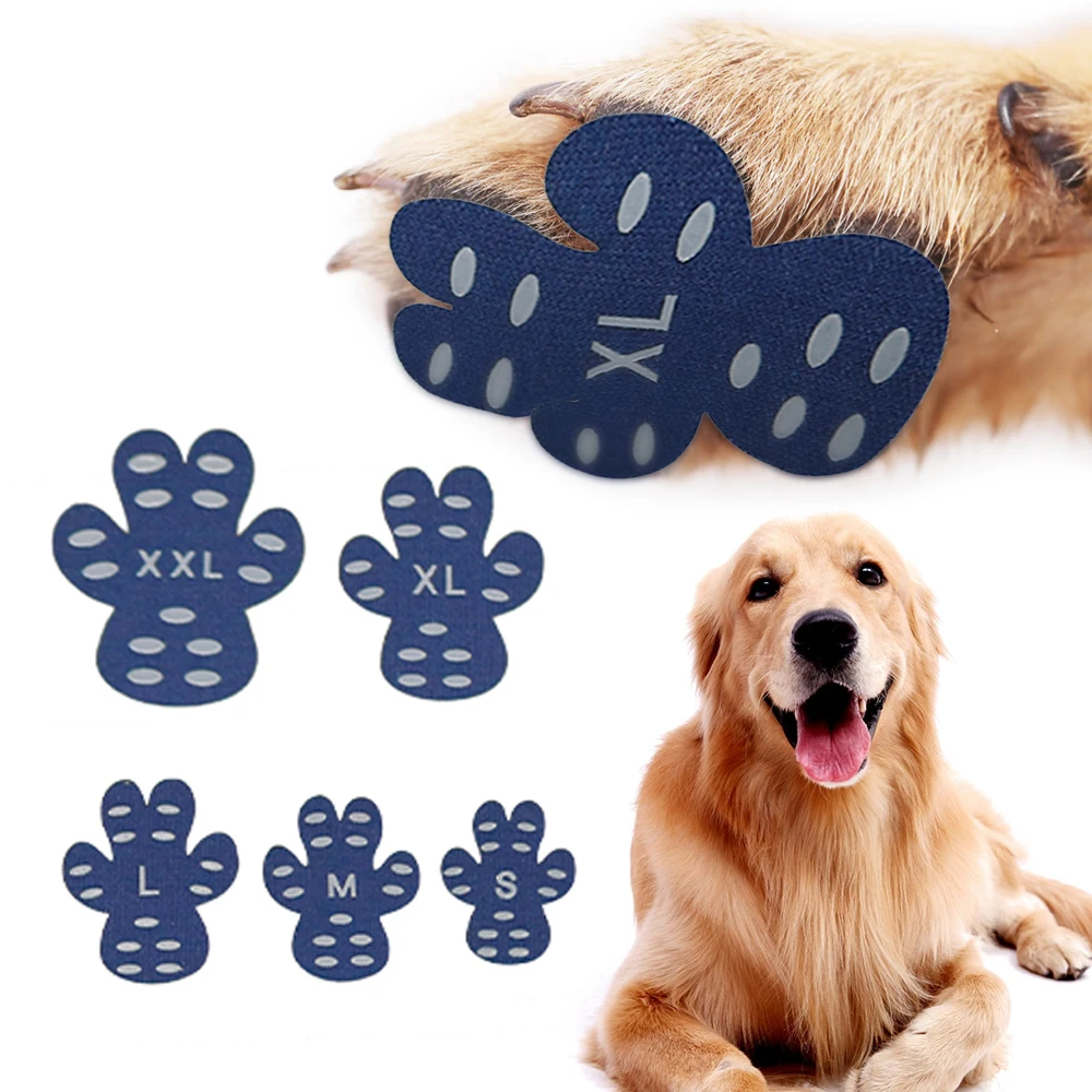 Plantillas impermeables invisibles para perro, plantillas para exteriores, antiescaldaduras, resistentes al desgaste, pegatinas para pata de cachorro