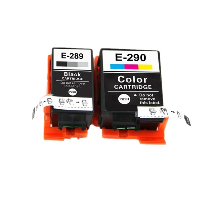 2 комплекта струйный картридж совместим с Epson 289 290 T289 T290 WF-100 WF100 E-289 E-290 картридж с чернилами для принтера