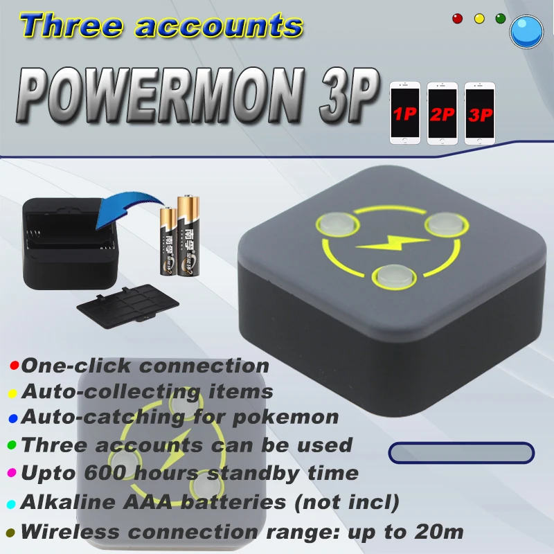 2020 Dual Catch Monster Powermon для Go Plus автоматический захват тренировок с Bluetooth 3