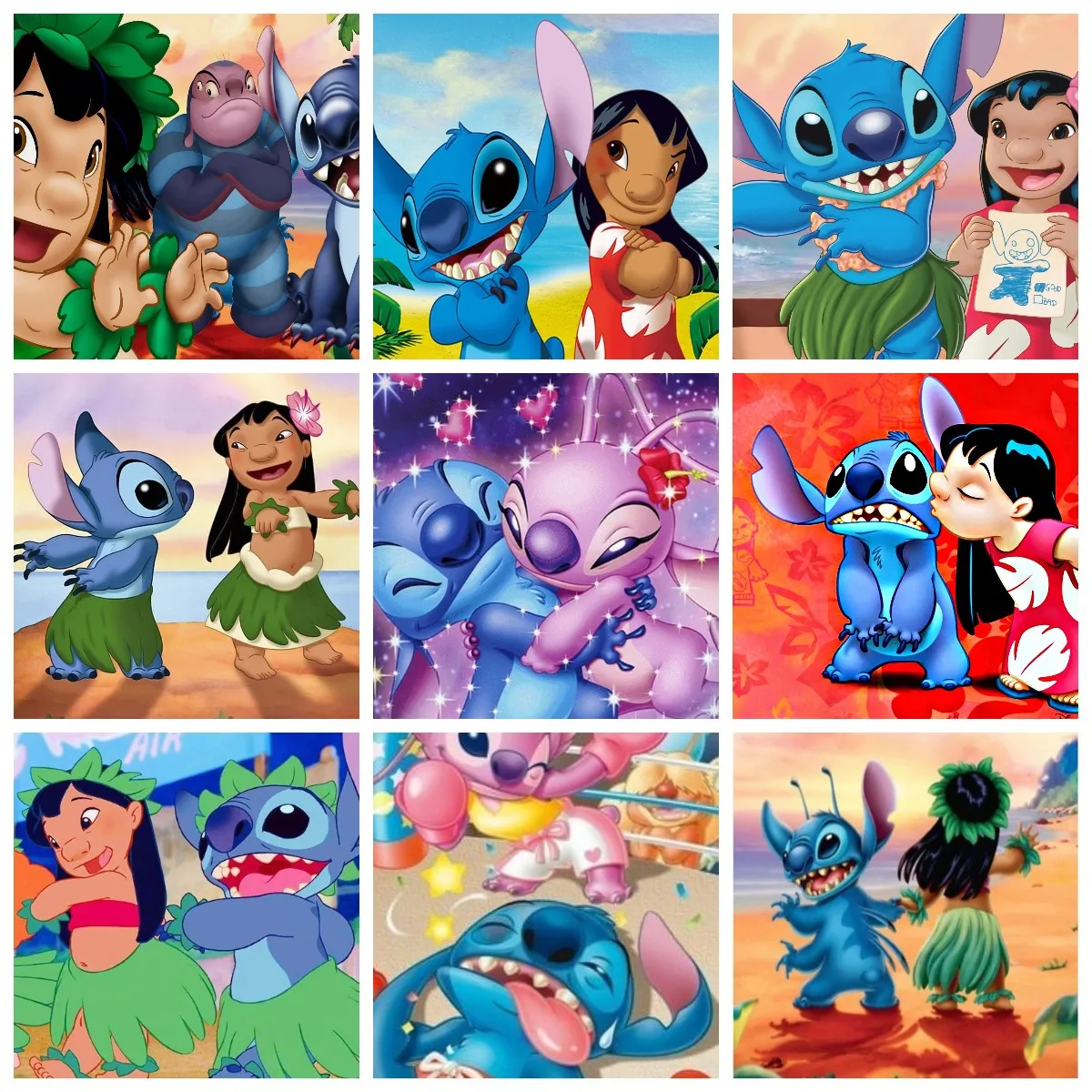 Алмазная живопись Disney Лило Ститч и искусство для хобби с инопланетянинами