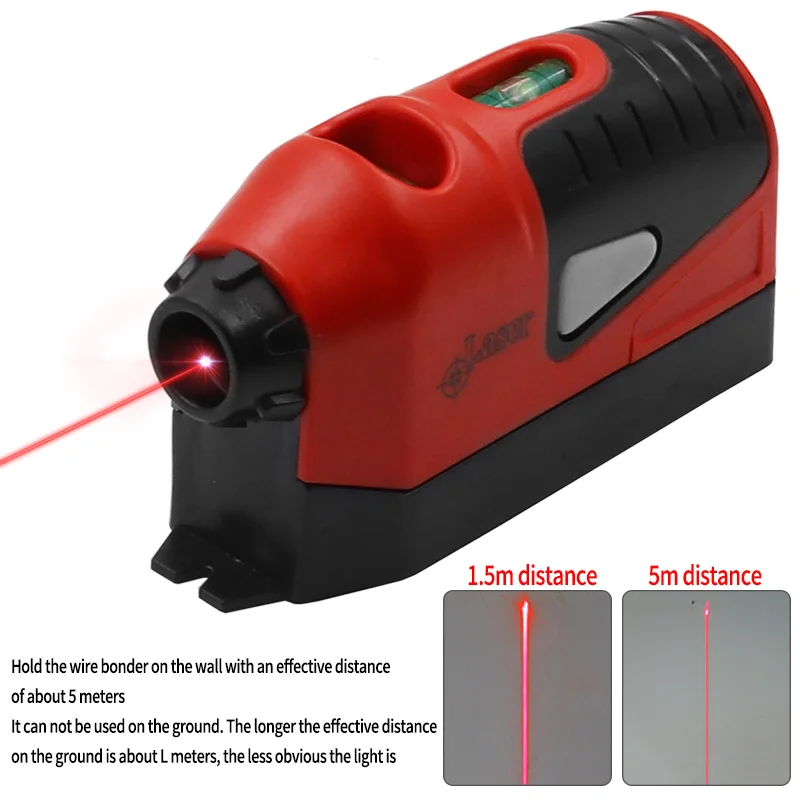 Laser level Level gauge Laser inclinometer Laser angle gauge Mini Vertical Spirit Level Tool Laser Guided Line Measurement